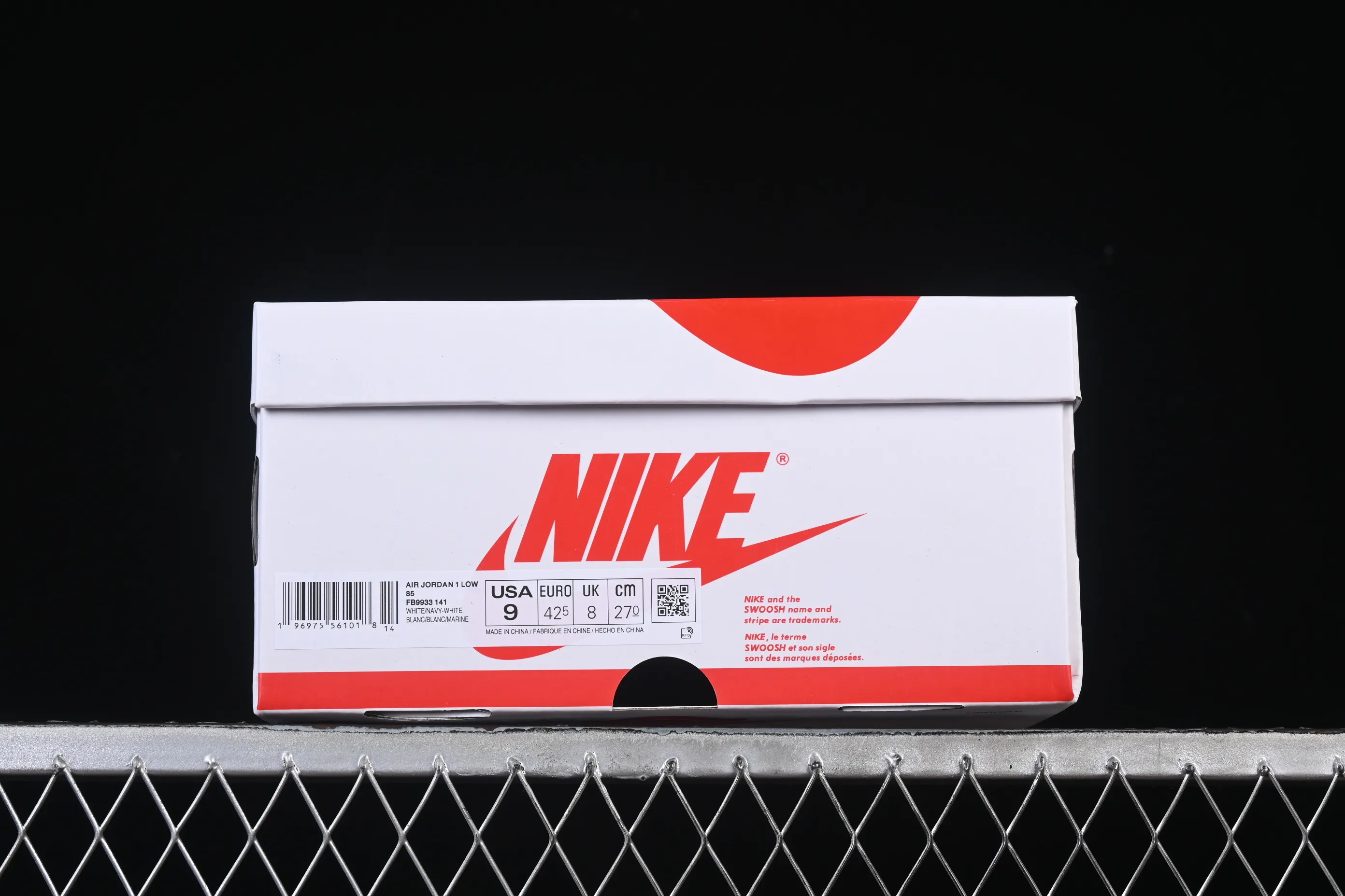 All categories Air Jordan Jordan series basketball shoes Air Jordan 1 Low Air Jordan 1 Low "85 Metallic Blue" AJ1 Joe 1 Metallic White Blue FB9933-141